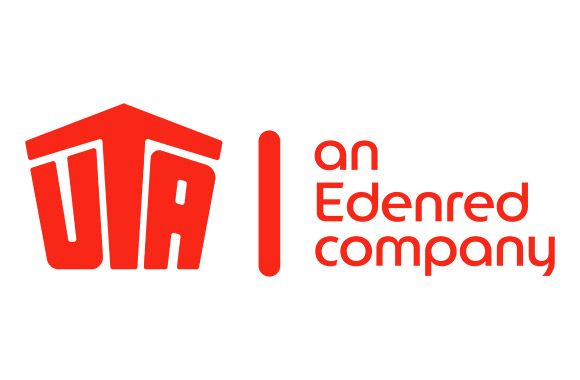 Logo UTA – an Edenred company Logo „UTA“ mit dem Zusatz „an Edenred company“.